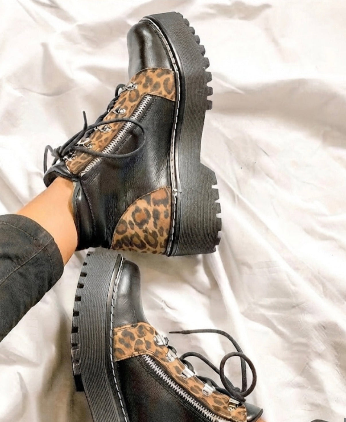Luisa print negro - mimosacalzados