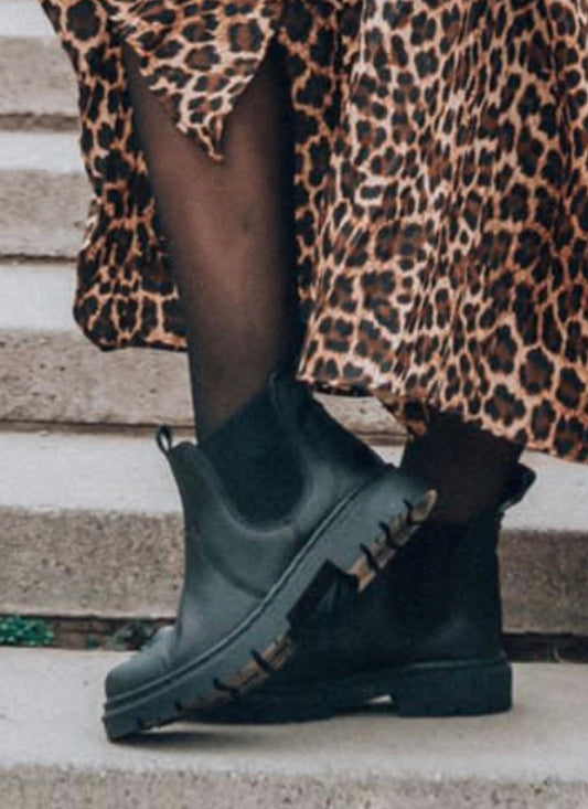 Manuela negro print - mimosacalzados