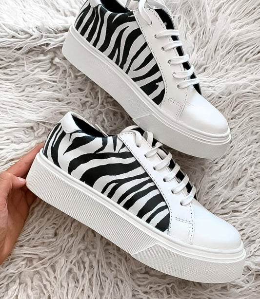 Star blanco cebra - mimosacalzados