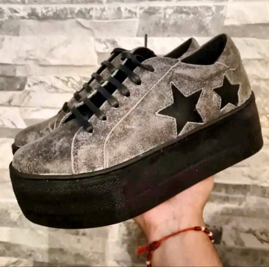 Stella Gris negro - mimosacalzados