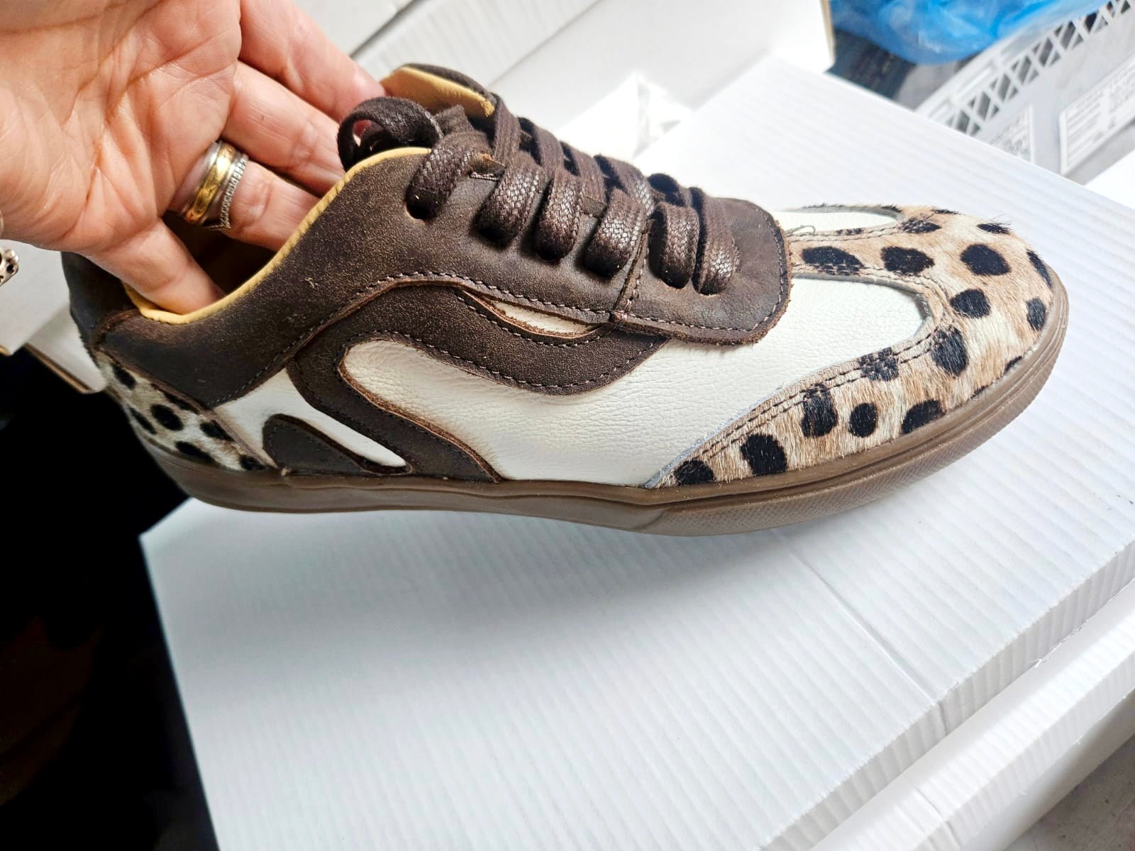 Alma chocolate textura - mimosacalzados