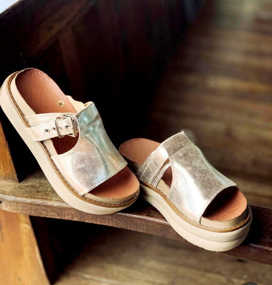 Buzios Arena brillo - mimosacalzados