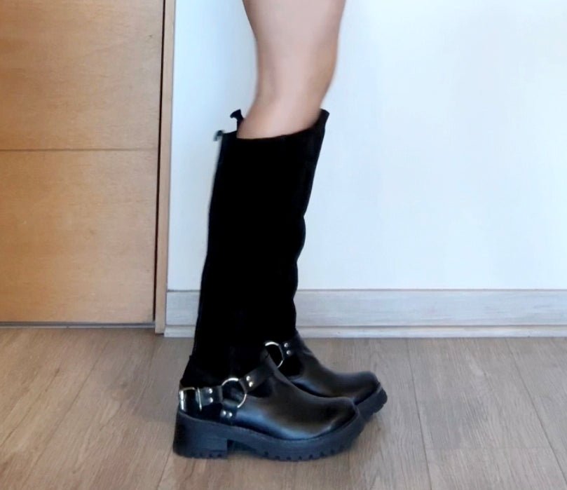 Olimpia negra - mimosacalzados