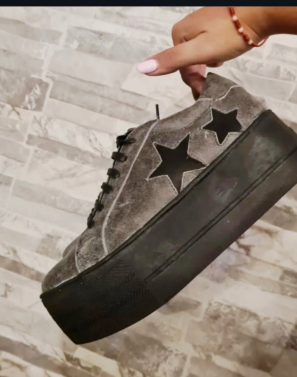 Stella Gris negro - mimosacalzados